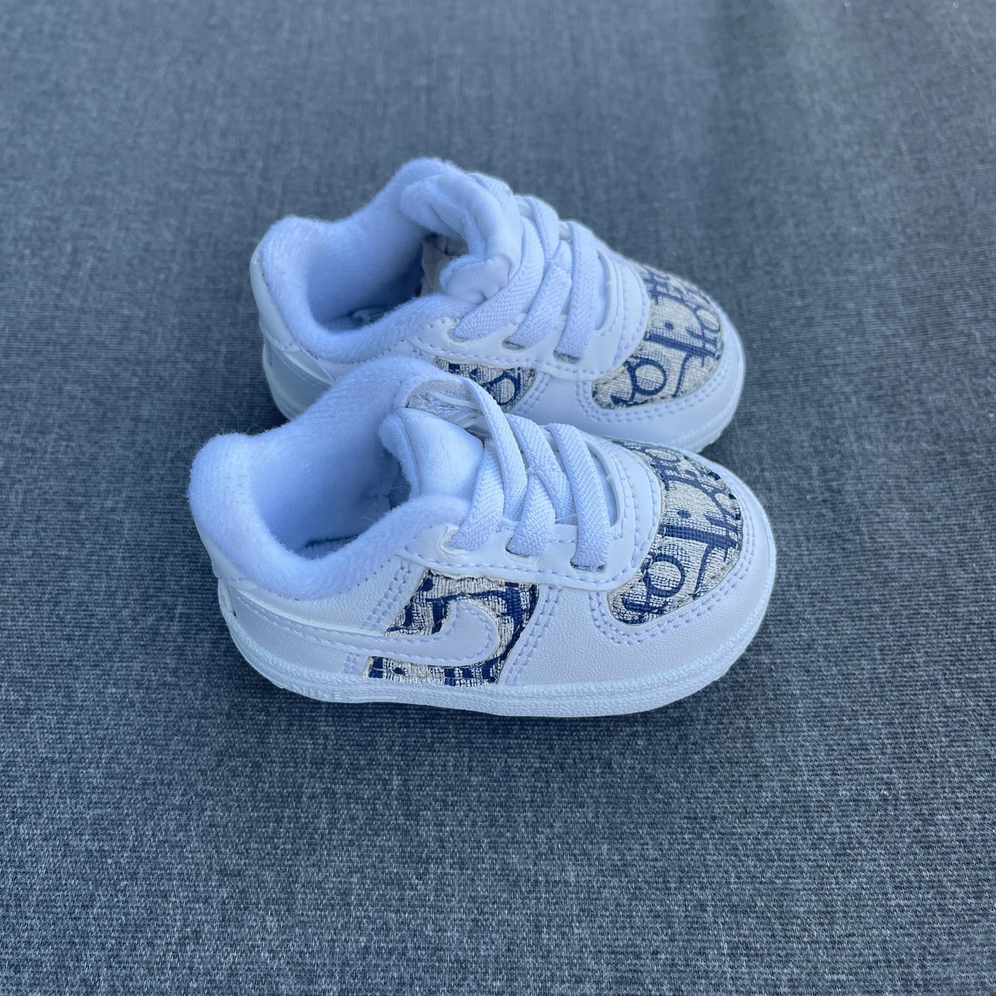 Custom F1 Crib CD blue fabric