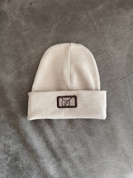 Custom baby hat sand x GG 0-6 Months