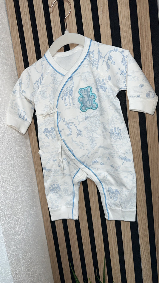 Design blue Playsuit x CD babyblue